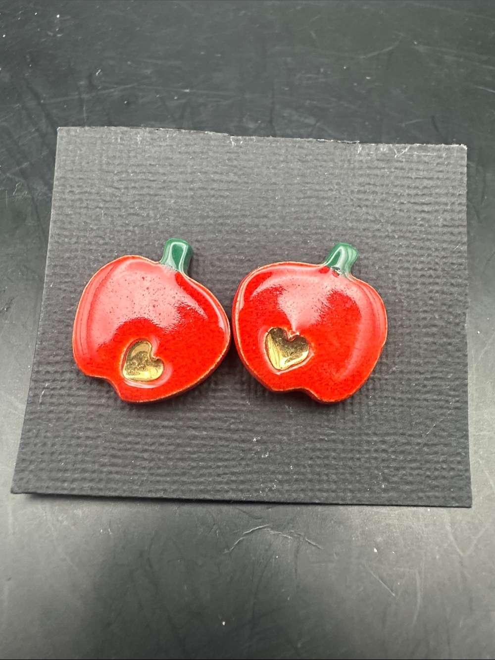 Pumpkin  or apples earring